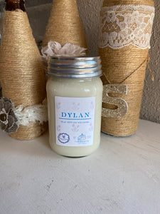 DYLAN 16 oz Mason Jar candle