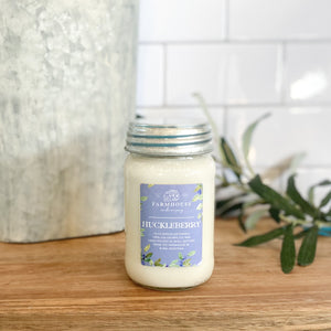 Huckleberry 16 oz Mason Jar candle