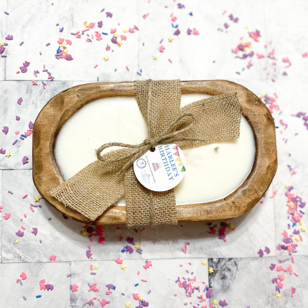 HARLEE’S BIRTHDAY Small Dough Bowl - Stained