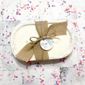 HARLEE’S BIRTHDAY Small Dough Bowl - Whitewash