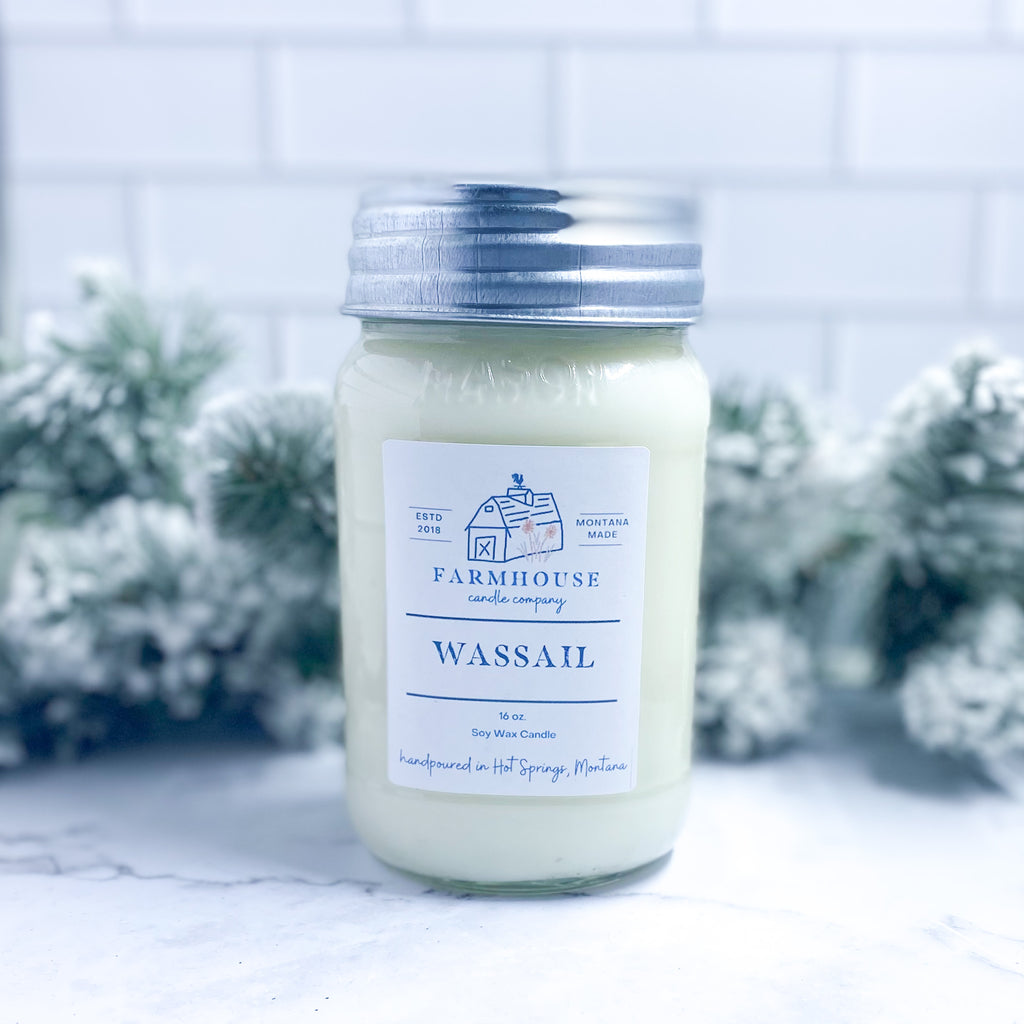 Wassail 16 oz Mason Jar candle