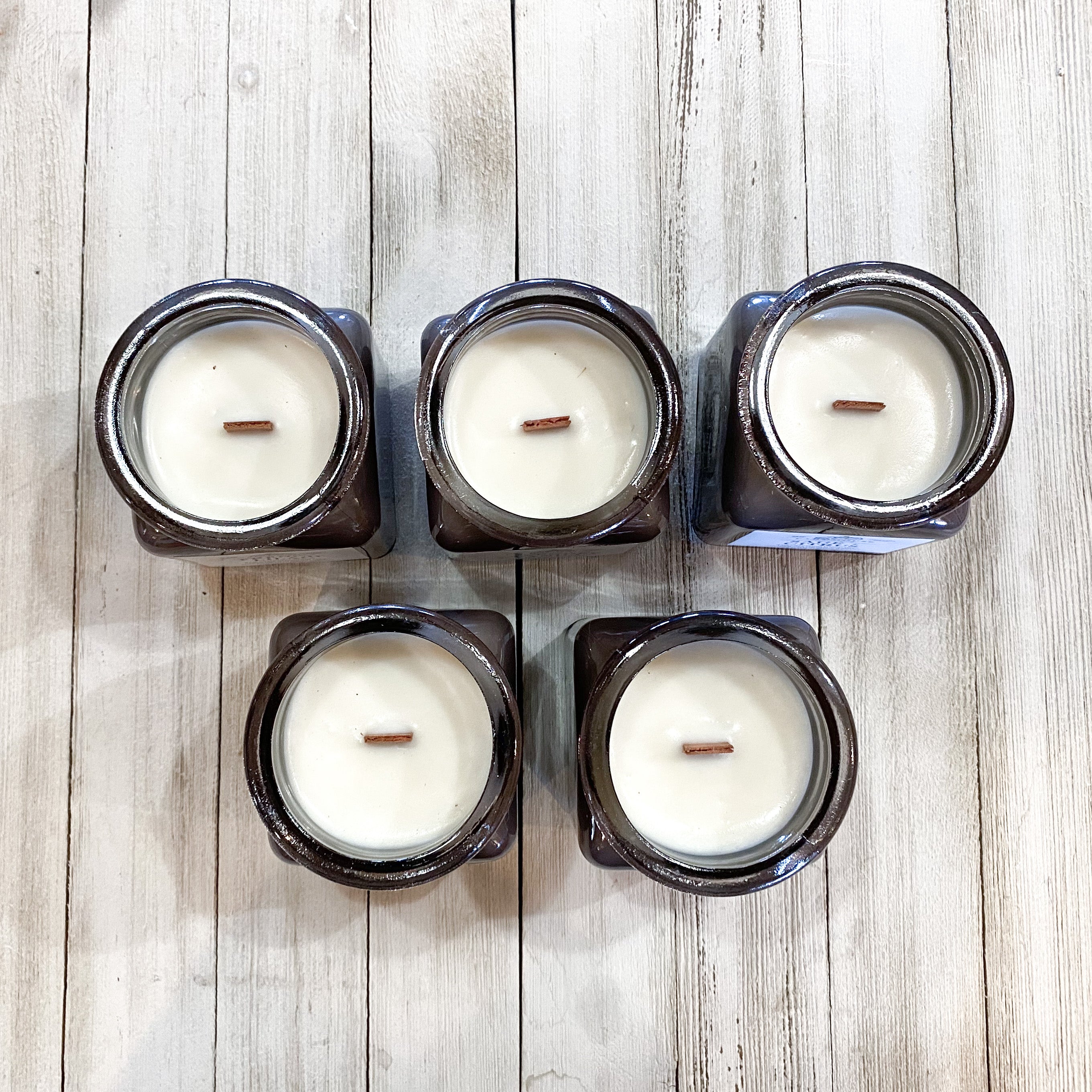 Taupe Apothecary Wood Wick 8 oz Soy Candle